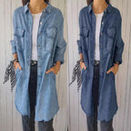 R&B | Bequeme Damenjacke im Faux-Denim-Stil