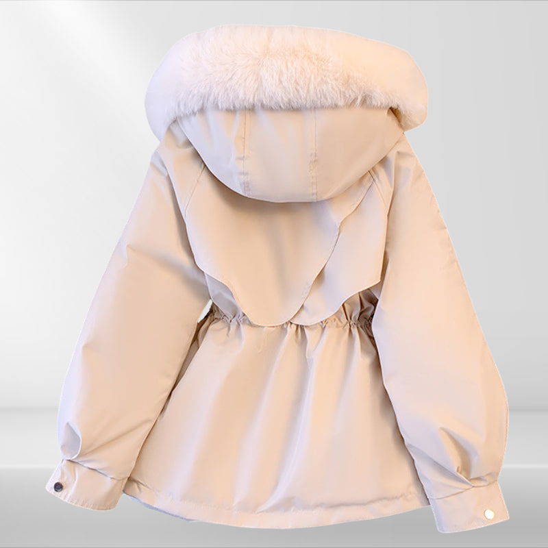 R&B | Damen-Daunenjacke mit abnehmbaren Kragen