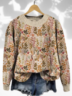 R&B | Pullover mit floralem Muster