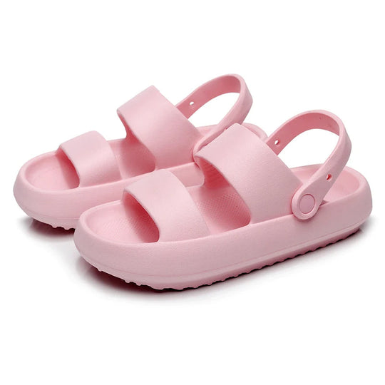 R&B | Orthopädische Sandalen Comfort Plus Pantoletten mit Doppelriemen Gepolsterte, Lässige Slip-On-Sandalen