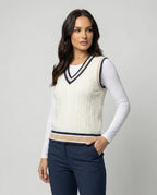 R&B | Ärmelloser Pullover Von Old Money