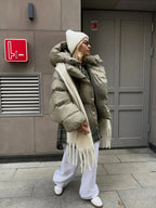 R&B | Schlichte Daunenjacke für Den Winterstil