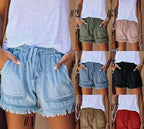 R&B | Denim-Shorts mit hoher Taille