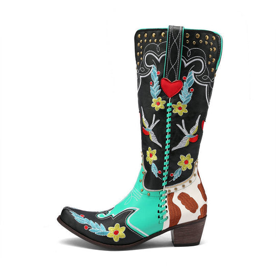 Stilvolle Damen Westernstiefel mit Einzigartigem Design R&B