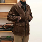 R&B | Luxuriöse Cordjacke für Herren im Herbststil
