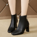 Elegante Casual-Lederstiefeletten für Damen R&B