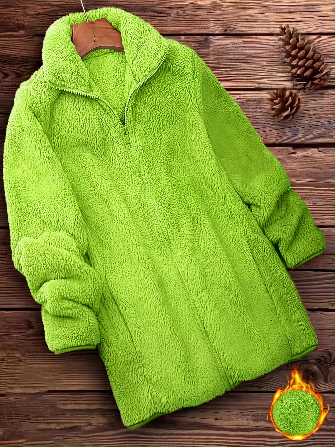 R&B | Plüschjacke Polyester Weich und Warm