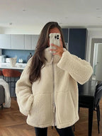 R&B | Stilvolle Damen Teddyjacke