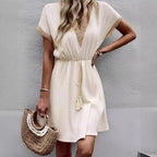 R&B | Kleid mit V-Ausschnitt aus Spitze