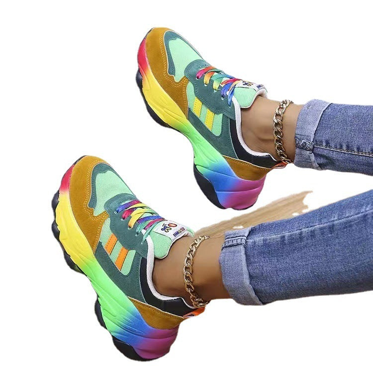 Atmungsaktive Schnür-Laufschuhe R&B