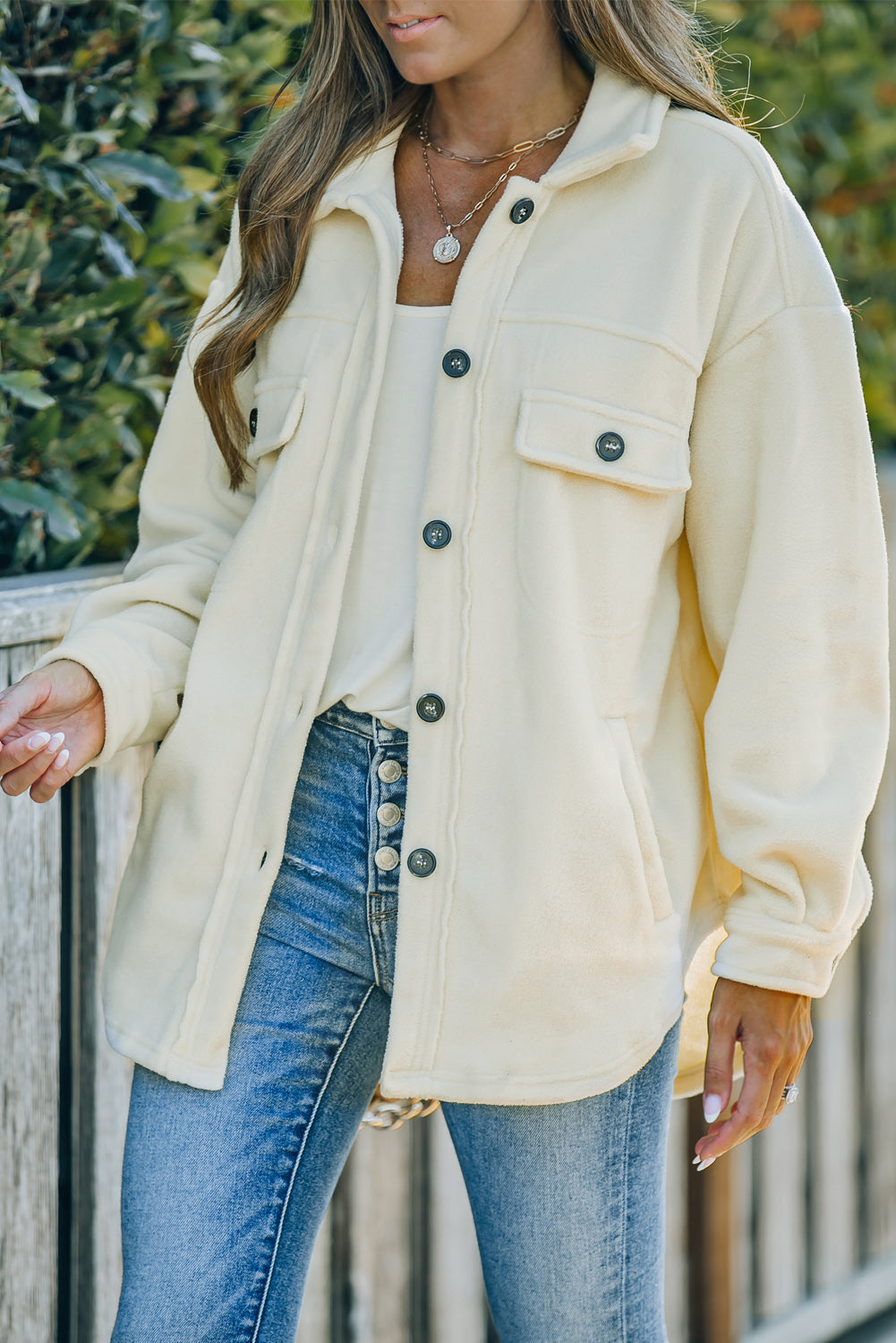 R&B | Lässige Fleecejacke mit Taschen Weich und Warm Perfekt für Kühl Tage