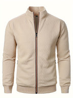 R&B | Leichtgewicht Jacke mit Strukturmuster Polyester Komfort und Stil
