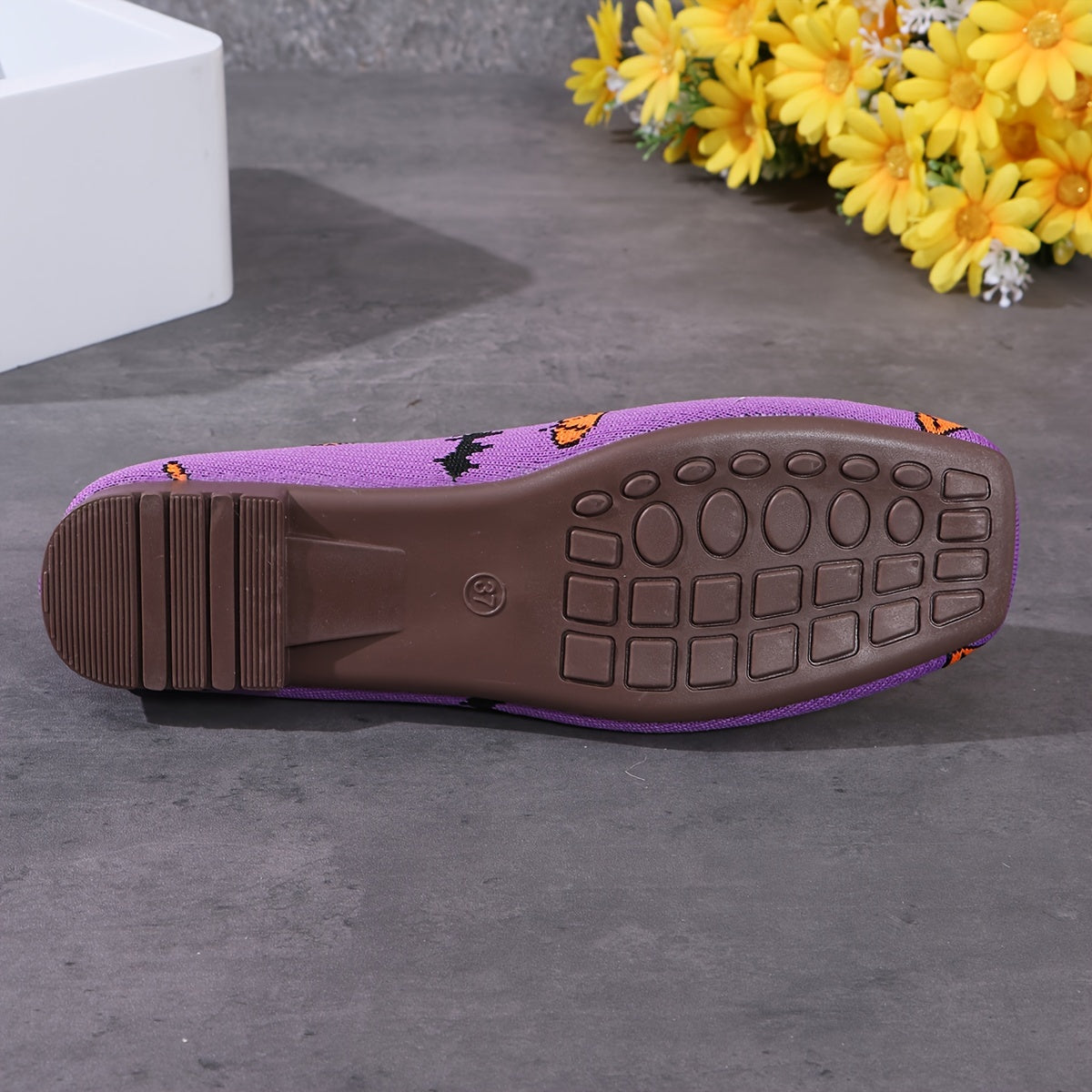 HalloweenKürbisSlipper Violett R&B