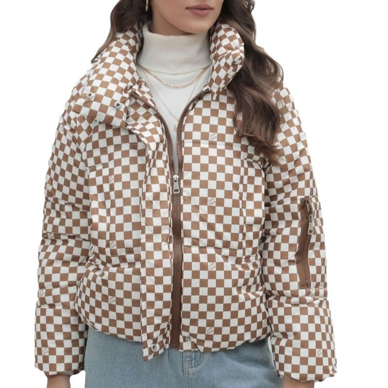 R&B | Damen Steppwindbreaker mit Hohem Kragen