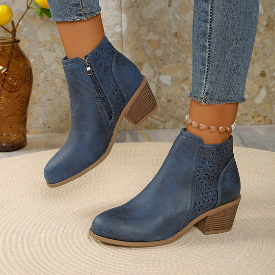 Damen-Stiefeletten aus Leder, orthopädisch & komfortabel R&B R&B