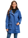 R&B | Wasserdichte Softshell-Damenjacke mit Kapuze