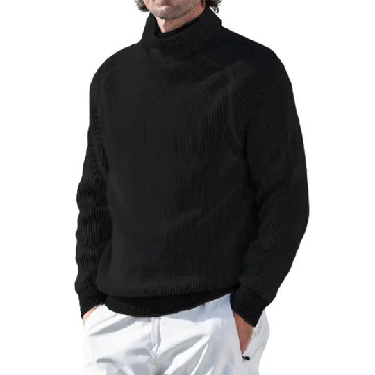 R&B | Turtleneck Strickpullover Baumwolle und Polyester Komfortabel und Warm