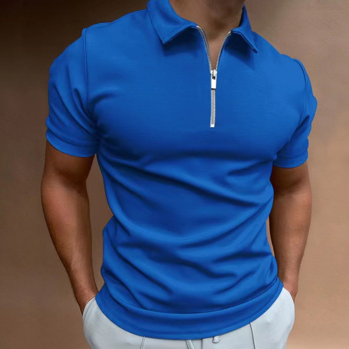 R&B | Kurzärmeliges Poloshirt mit Revers