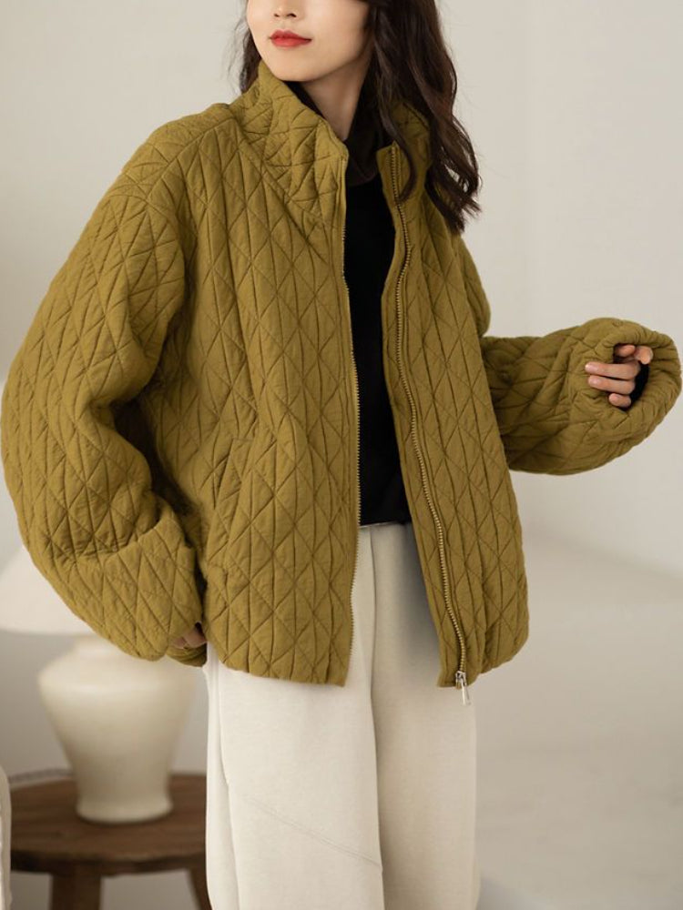 R&B | Jacke mit Stehkragen und Seitentaschen