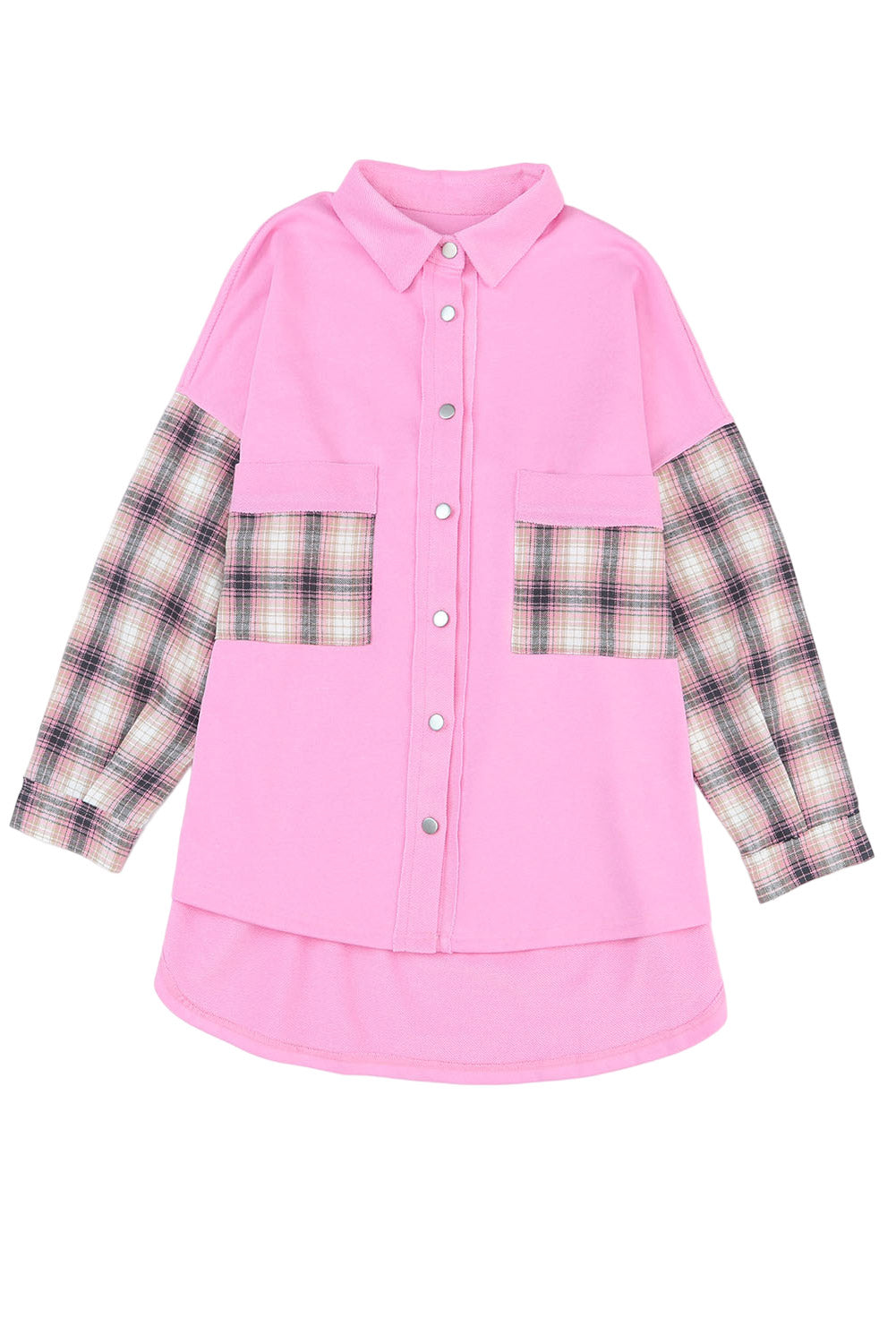 R&B | Gepunktete Flanellhemden Polyester und Baumwolle Einzigartiger Look