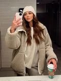 R&B | Übergröße Fleecejacke