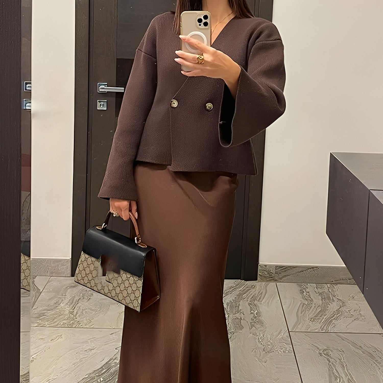 R&B | Eleganter, lässig gestrickter Cardigan für Frauen