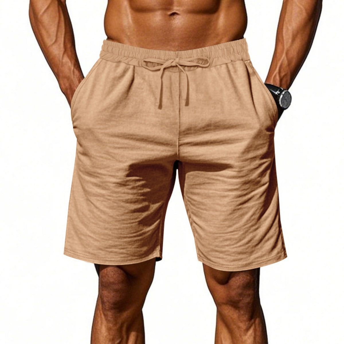 R&B | Fünf-Punkt-Shorts aus Leinen
