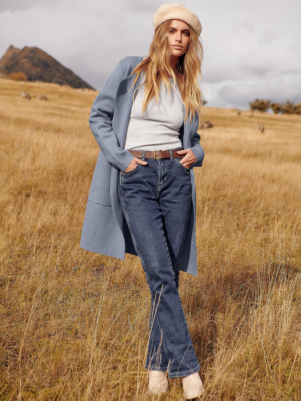 R&B | Neue Stilvolle Jacke mit Revers