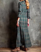 R&B | Kleid mit Revers und Karomuster