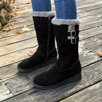 R&B | Verstärkte Samt Mittelrohr Schnee Stiefel