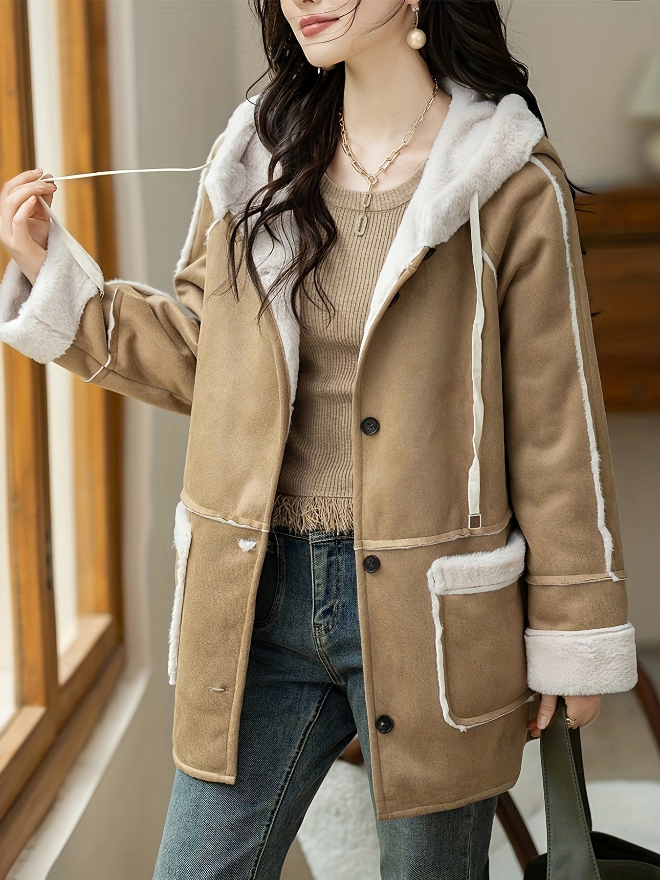 R&B | Damen Kapuzenjacke für Frühling & Herbst
