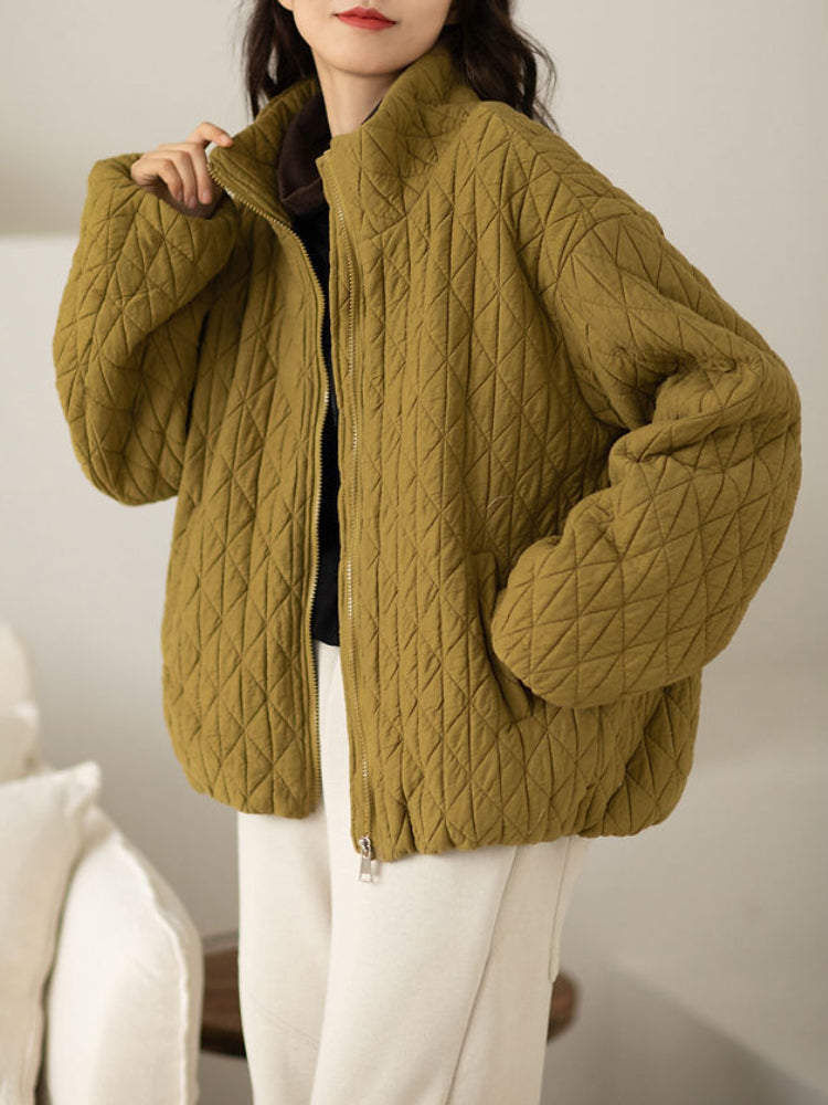 R&B | Jacke mit Stehkragen und Seitentaschen