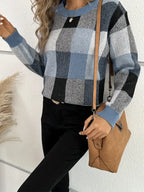 R&B | Karierter Pullover