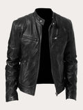 R&B | Herren Klassische Lederjacke
