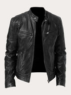 R&B | Herren Klassische Lederjacke