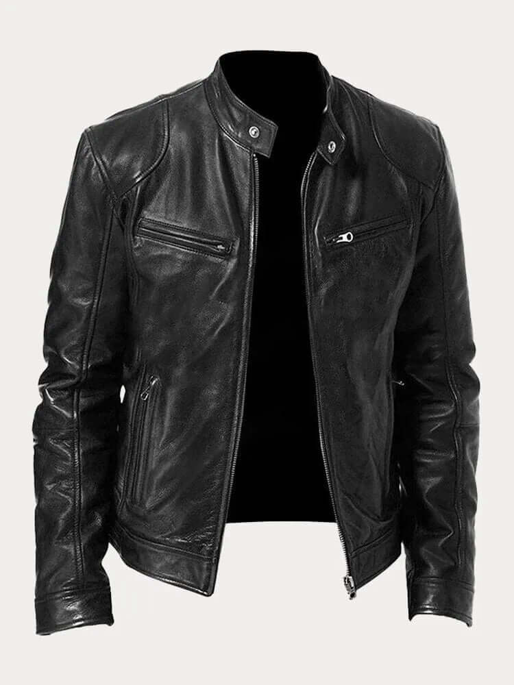 R&B | Herren Klassische Lederjacke