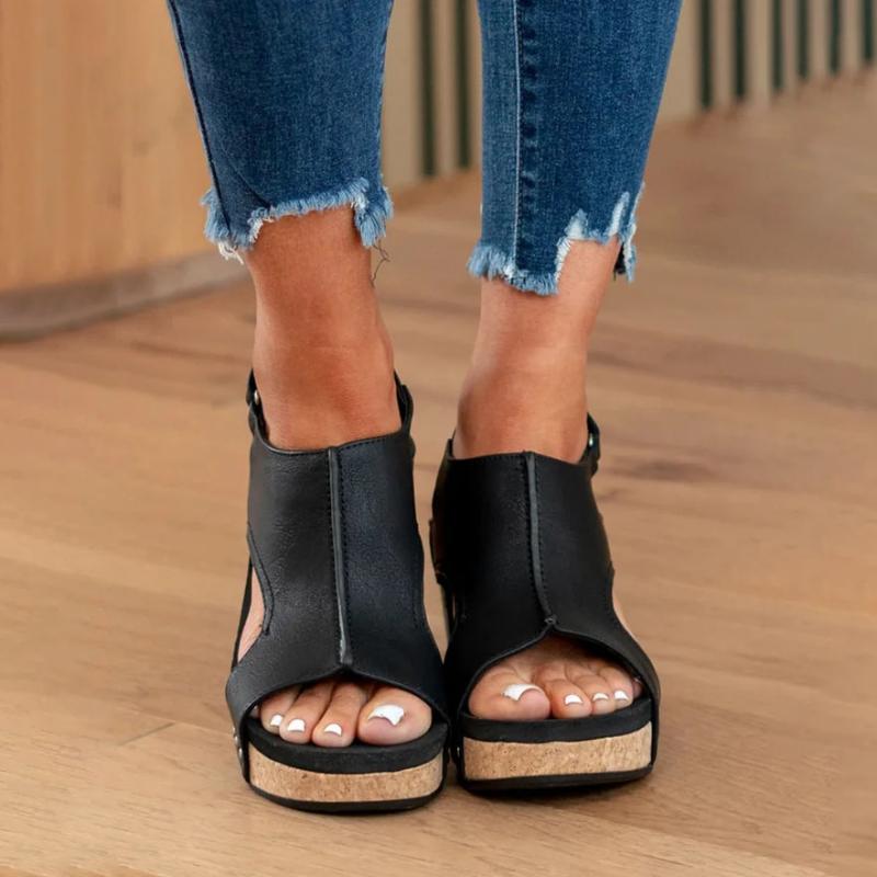 EB Sandalen Mit Keilabsatz
