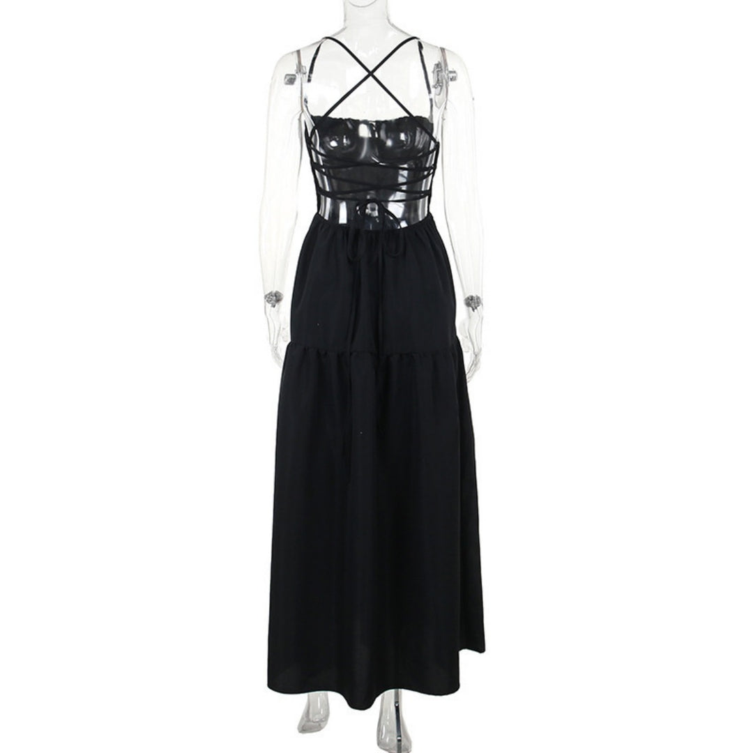 R&B | Kleid mit Hosenträgern und Neckholder