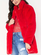 R&B | Stilvolle und Bequeme Fluffy Warme Winterjacke Für Frauen