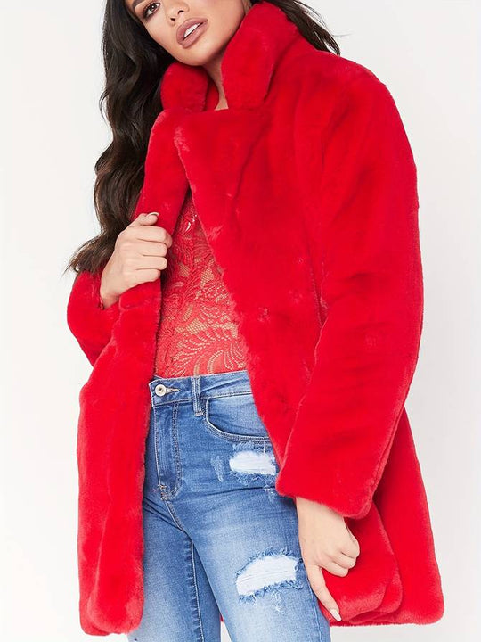 R&B - Stilvolle und Bequeme Fluffy Warme Winterjacke Für Frauen