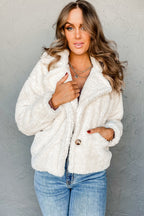 R&B | Leichtgewicht Teddyjacke Polyester Weich und Warm