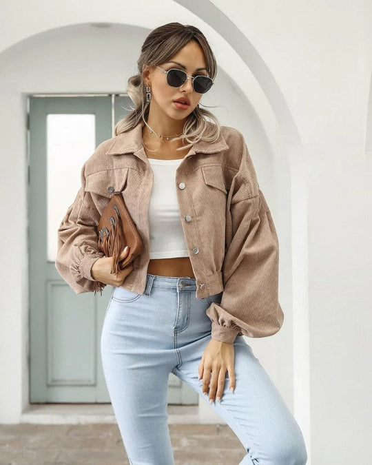 R&B | Stylische kurze Jeansjacke
