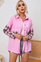 R&B | Gepunktete Flanellhemden Polyester und Baumwolle Einzigartiger Look