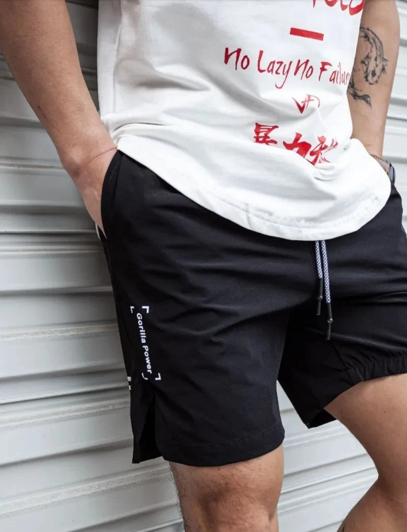 R&B | Atmungsaktive, Einfarbige Badeshorts für Männer mit Kordel