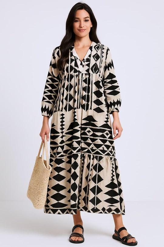 R&B | Bedrucktes Hemdkleid