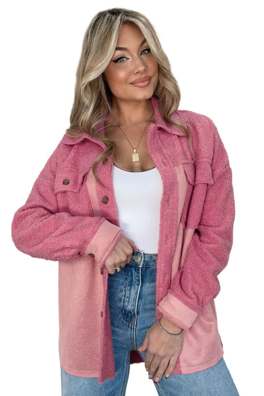 R&B | Weiche Hemdjacke mit Knöpfen Polyester Lässig und Trendy