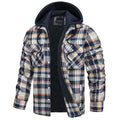 R&B | Herren Karierte Langarm Freizeitjacke