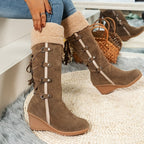 KeilabsatzStiefel Mit Fleecefutter R&B