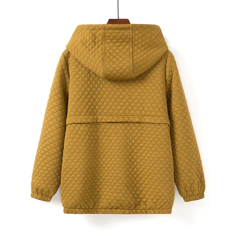 R&B | Gepolsterte Steppjacke mit Kapuze
