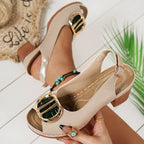 Sandalen mit klobigem Absatz und Schnalle R&B R&B